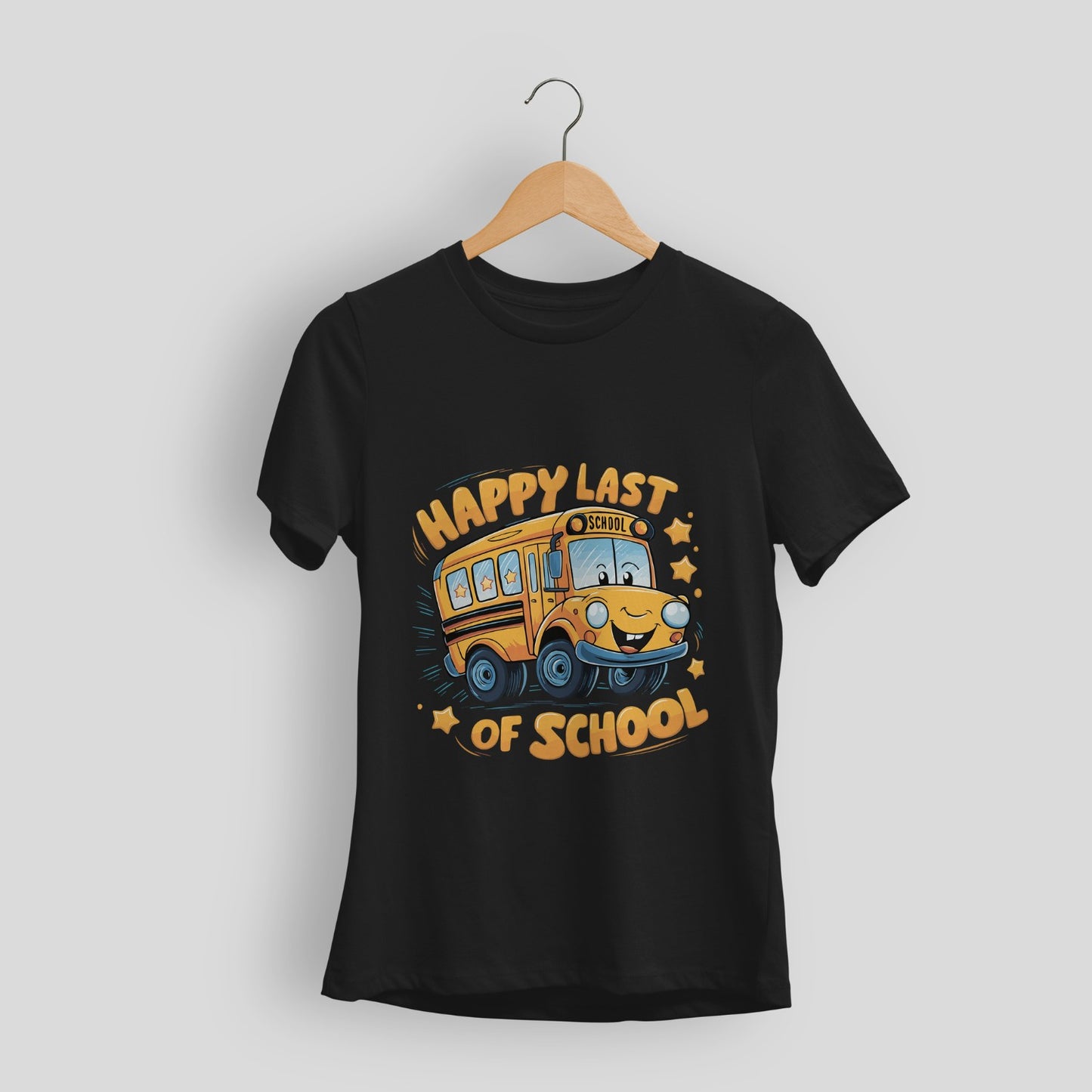 Kids Happy Last of School Graphic Printed T-shirt (Unisex)