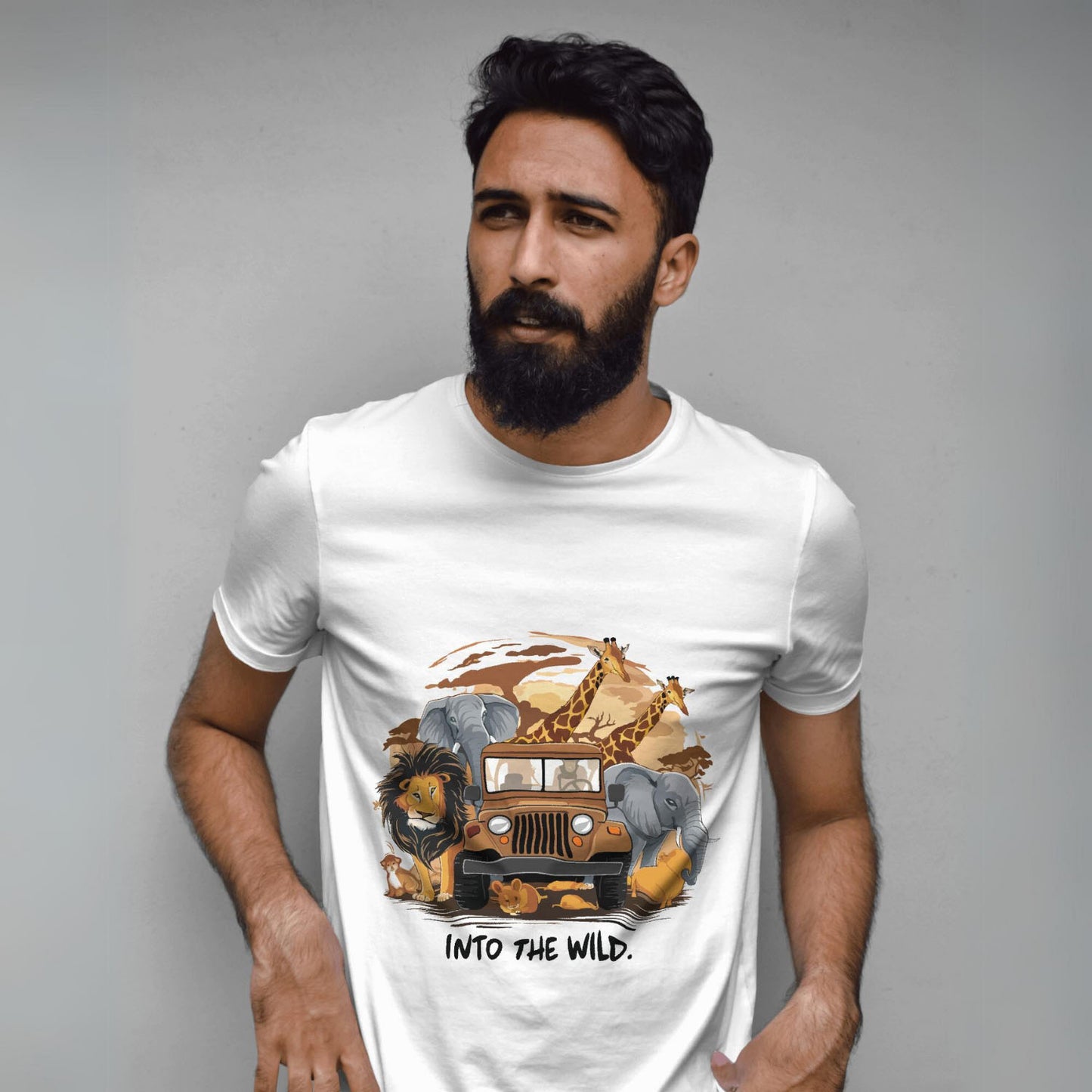 men into the wild t-shirt