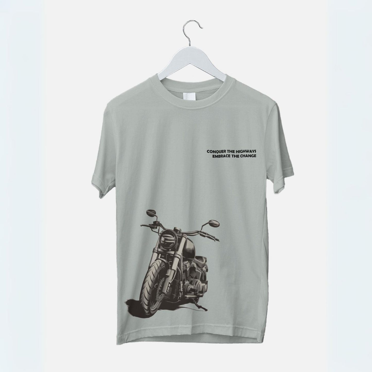 Men's Conquer the Highways Graphic Printed Oversized T-shirt