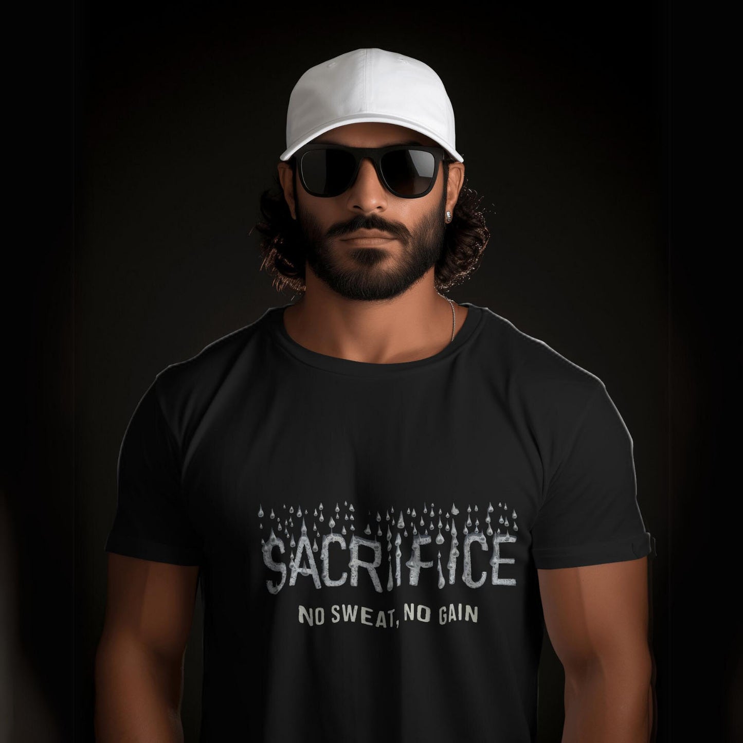 Men's Sacrifice no sweat no gain t-shirt