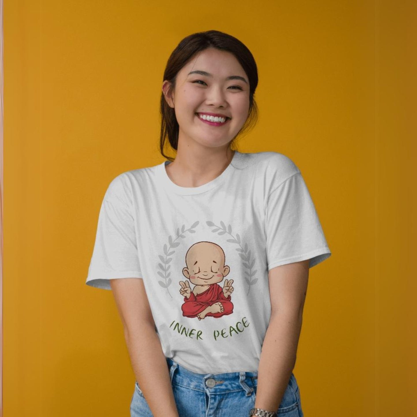 Women's Inner Peace Graphic Printed T-shirt