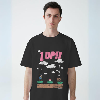 1 Up Graphic Printed Oversized Unisex T-shirt