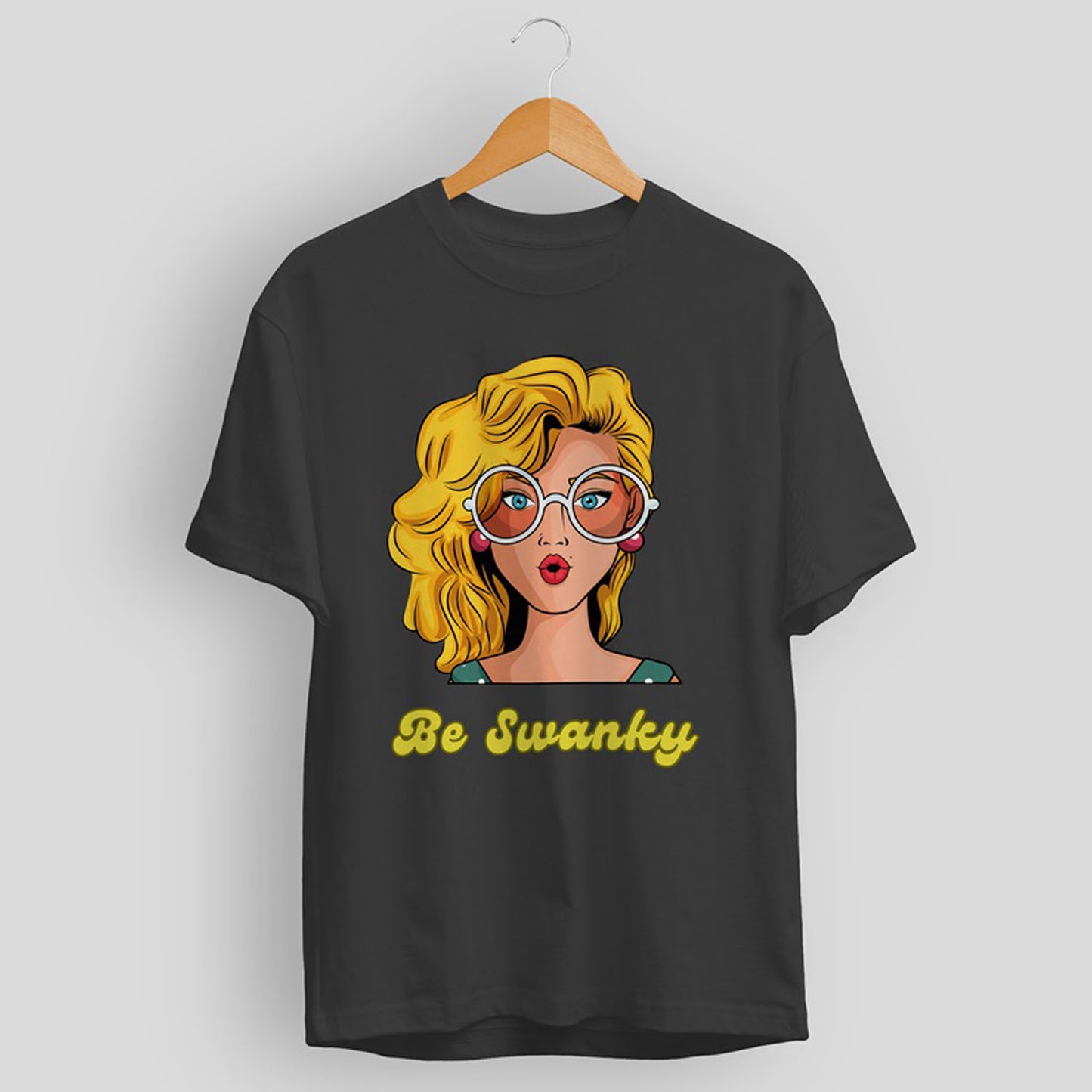 Women's Be Swanky Graphic Printed T-shirt