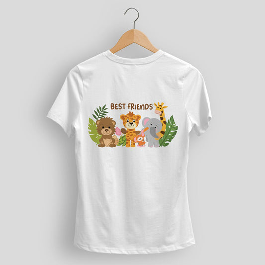 Kids Best Friends Graphic Printed T-shirt