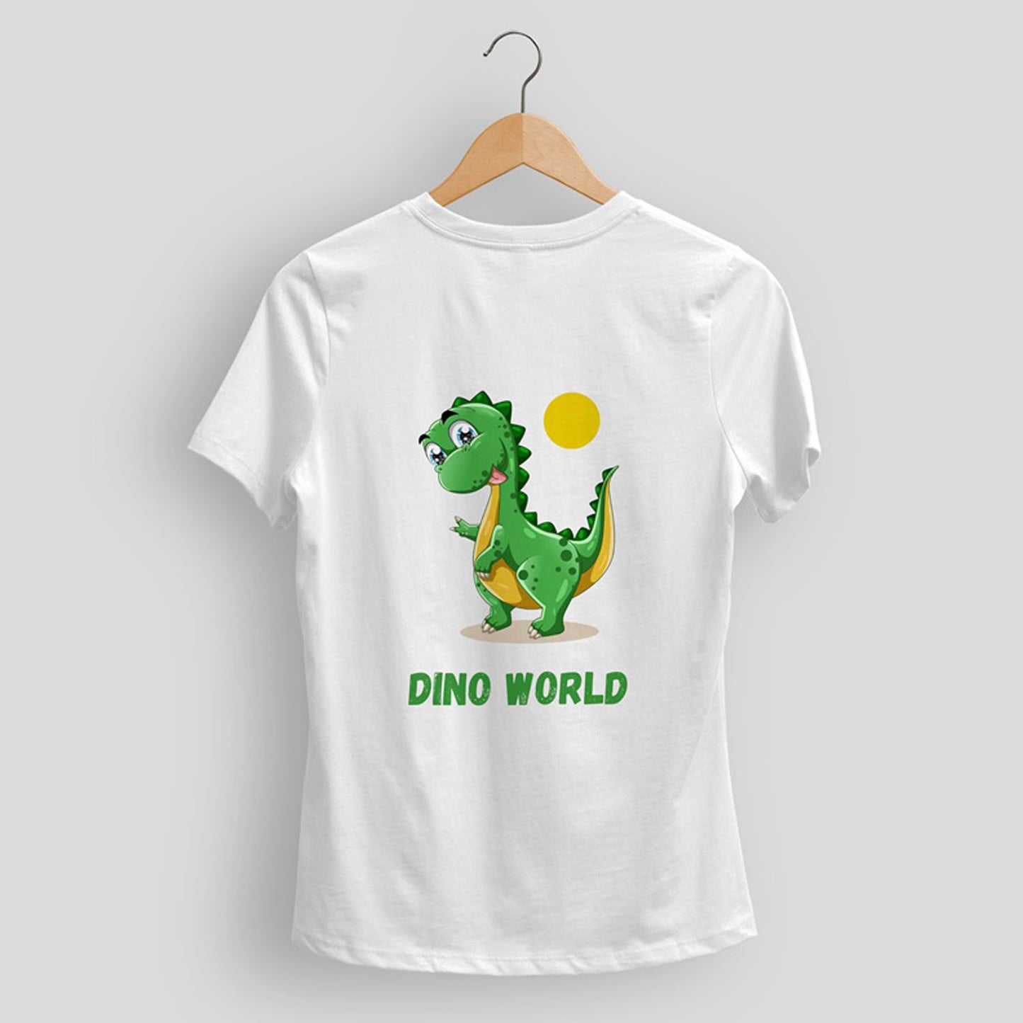 Kids Dino World Graphic Printed T-shirt