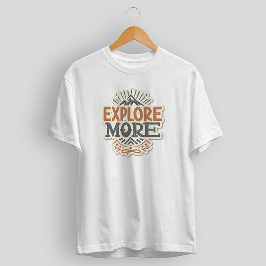 Men's Explore More Graphic Printed T-shirt