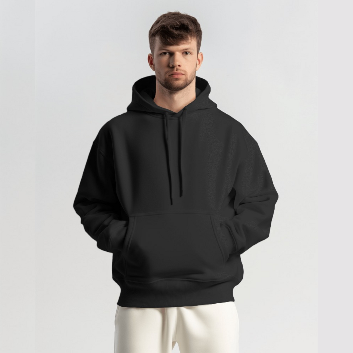 Solid: Black Unisex Hoodie