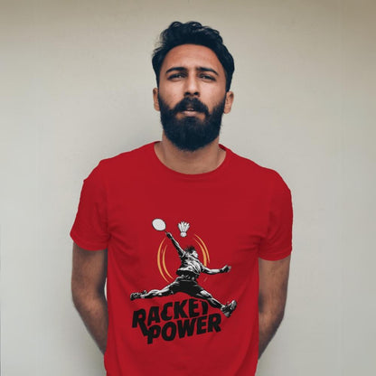 Men's Racket Power Graphic Printed