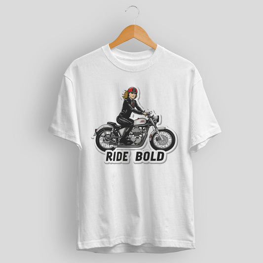 Women's Ride Bold Graphic Printed T-shirt