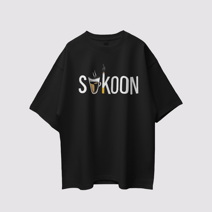 Sukoon Graphic Printed Oversized Unisex T-shirt