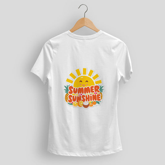 Kids Summer Sunshine Graphic Printed T-shirt