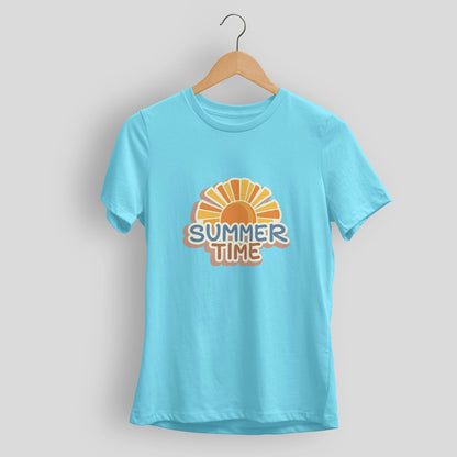 Kids Summer Time Graphic Printed T-shirt