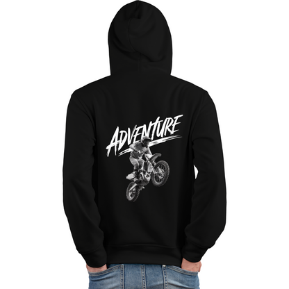 Adventure Black Unisex Hoodie