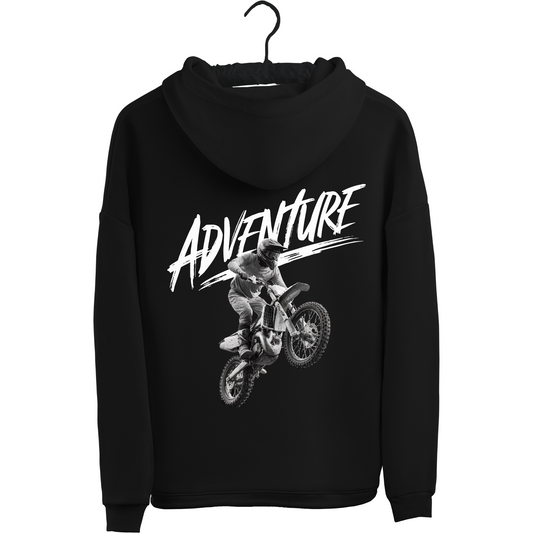 Adventure Black Unisex Hoodie