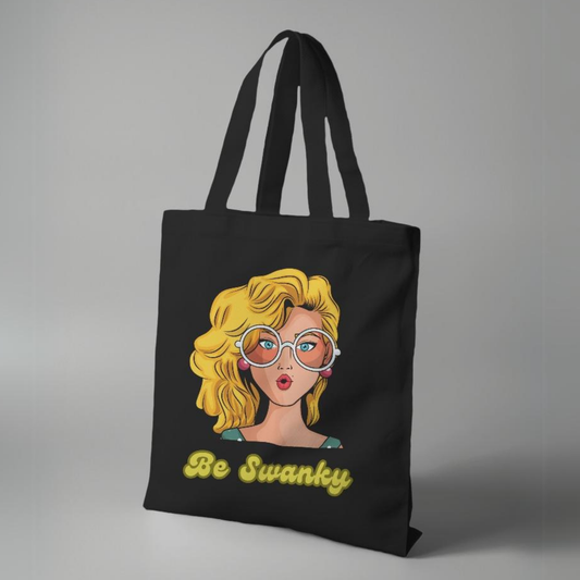 Be Swanky Canvas Tote Bag