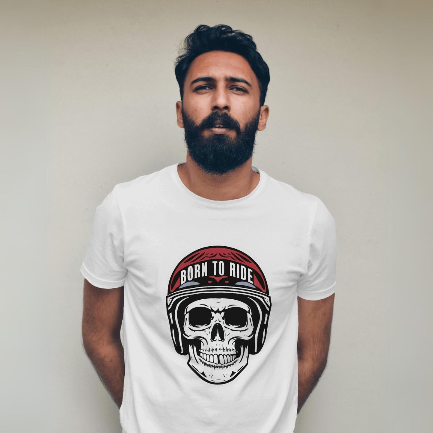 Men's Born to Ride Graphic Printed T-shirt