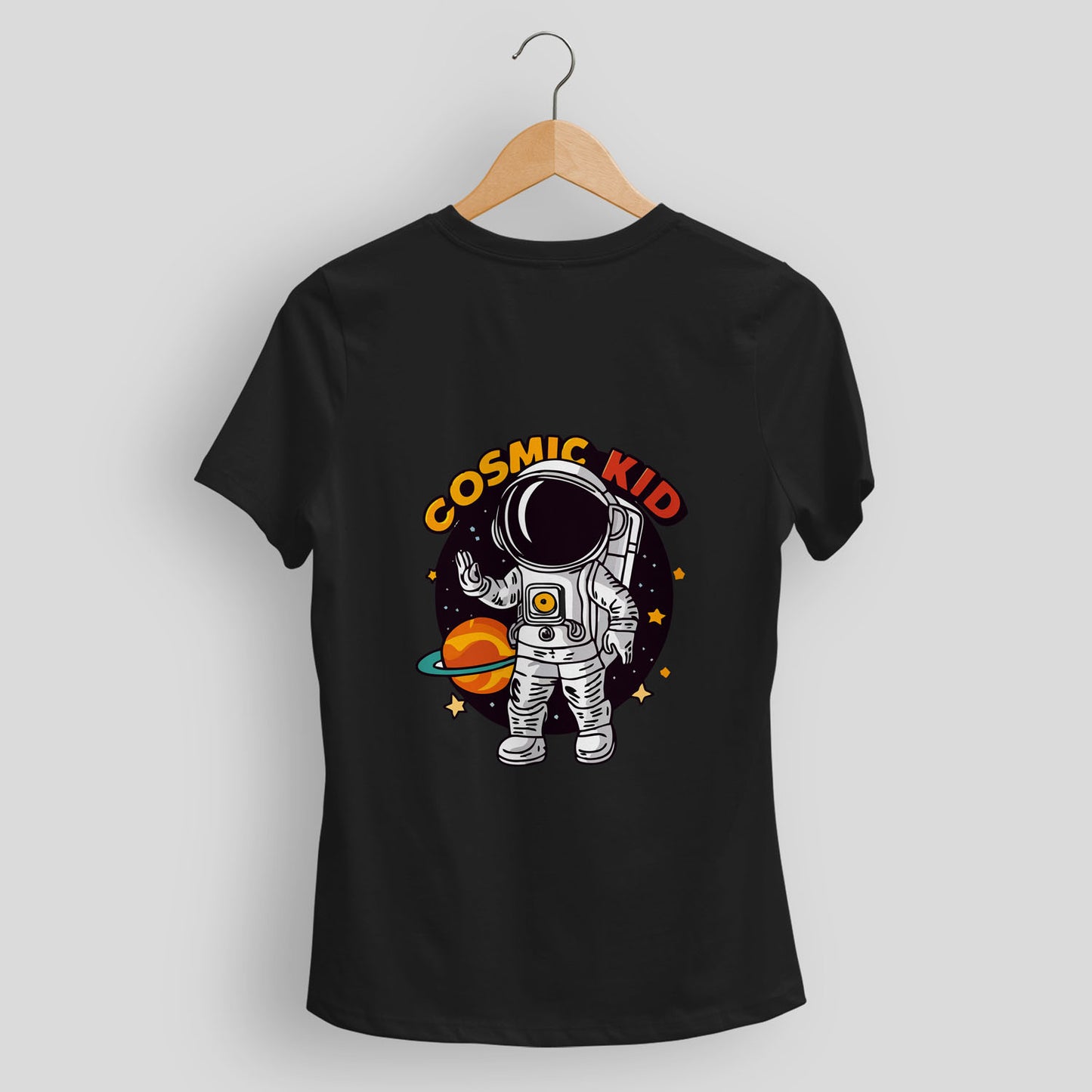 Kids Cosmic Kid Graphic Printed T-shirt