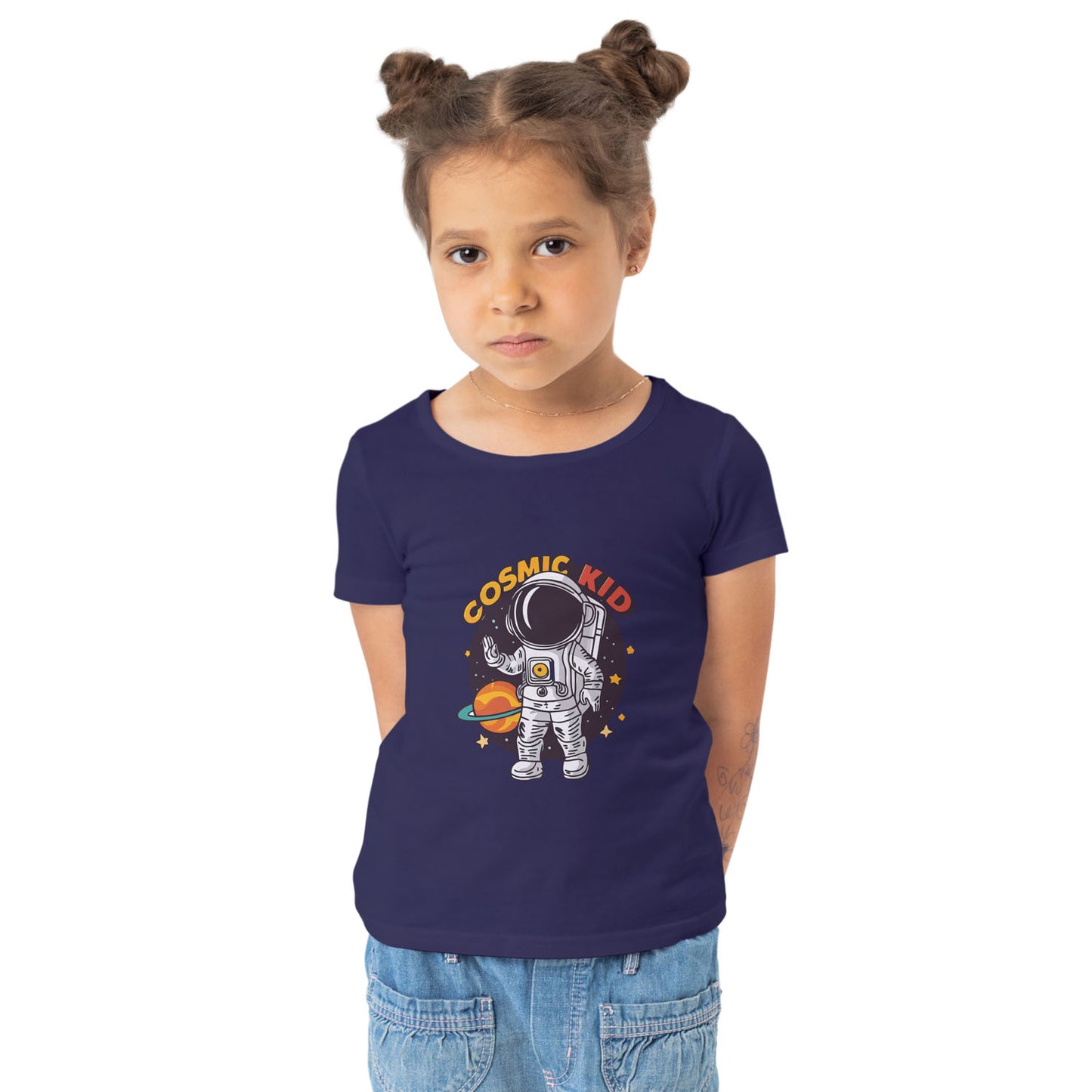 Kids Cosmic Kid Graphic Printed T-shirt