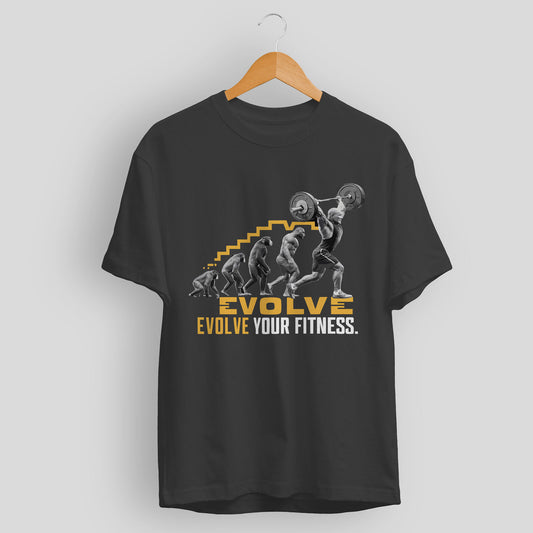 Men's Evolve Your Fitness Graphic Printed T-shirt