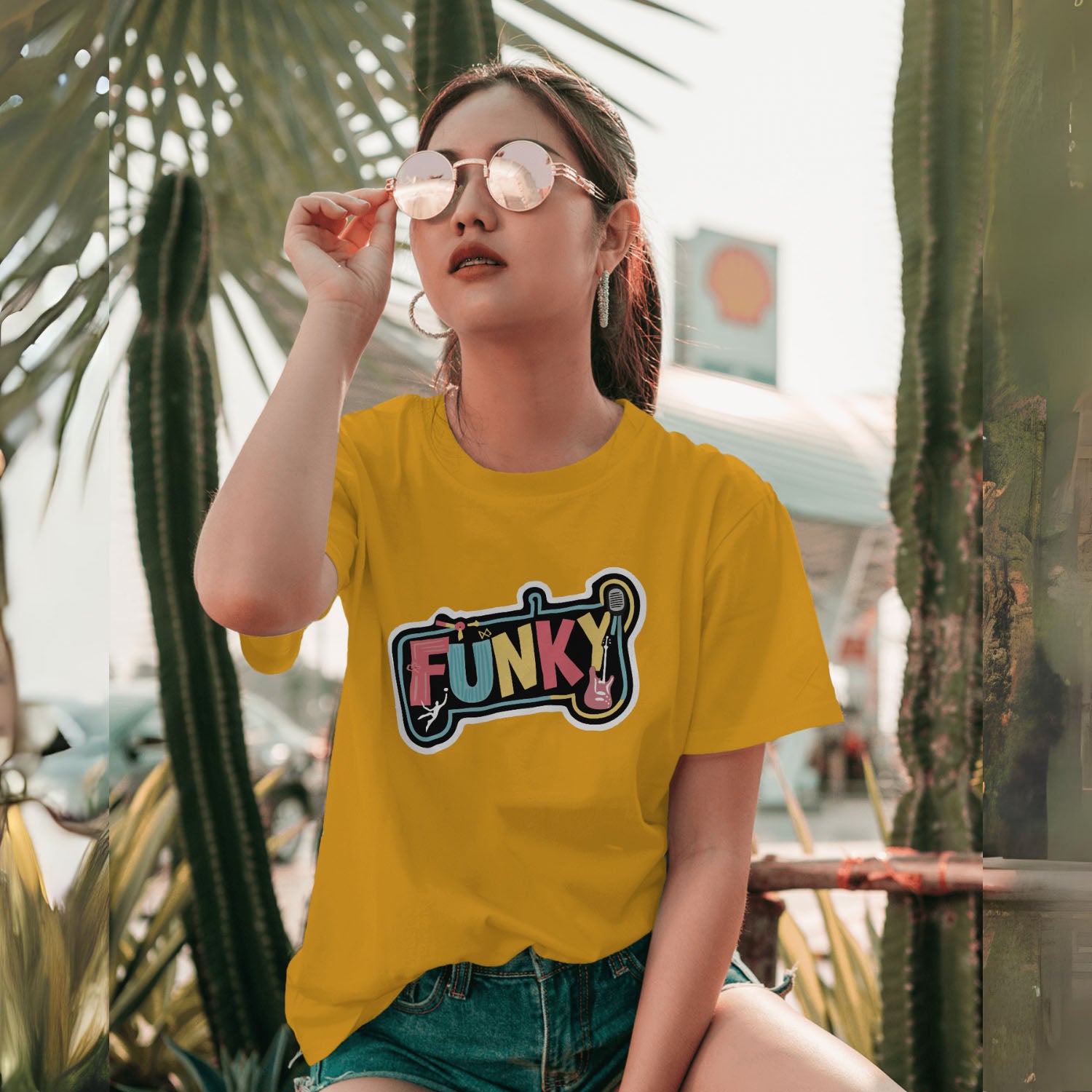 Women's Funky Graphic Printed T-shirt