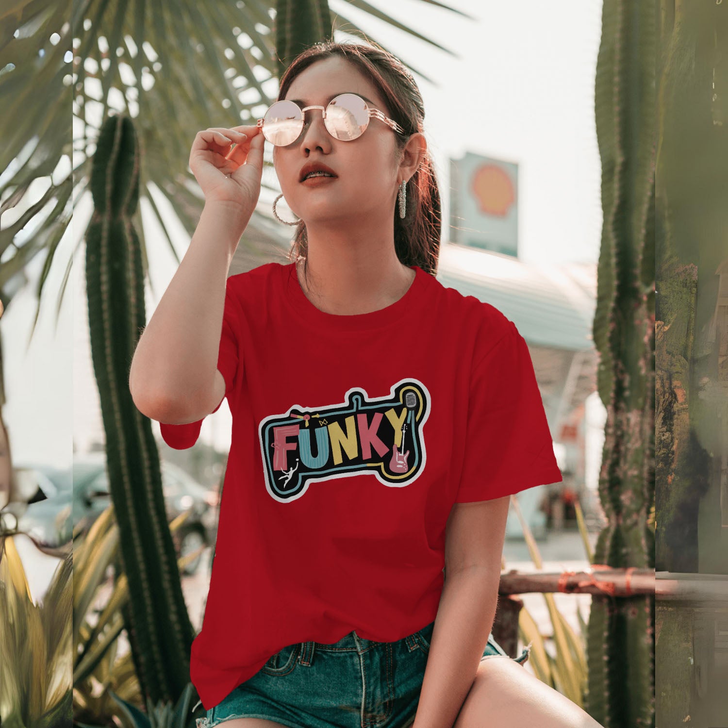 Women's Funky Graphic Printed T-shirt