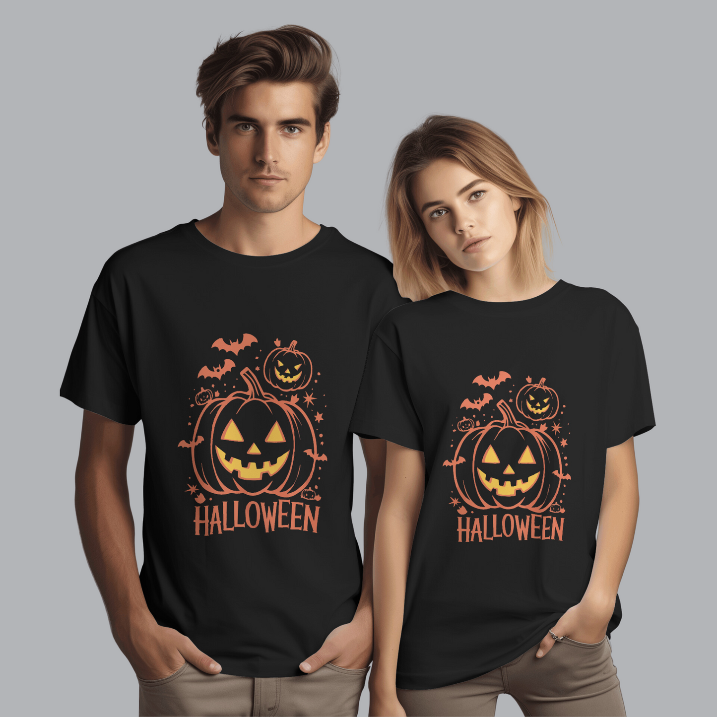 Halloween Graphic Printed Unisex T-shirt