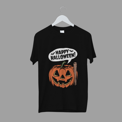 Happy Halloween Graphic Printed Unisex T-shirt