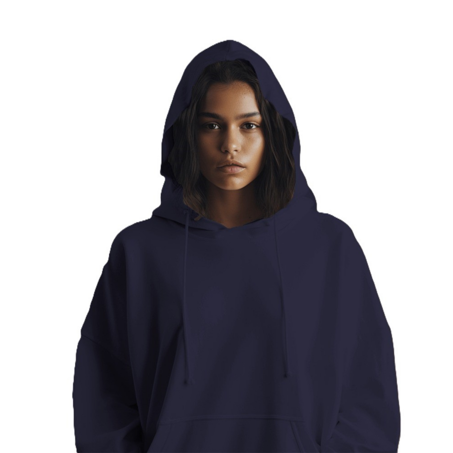 Solid: Navy Blue Unisex Hoodie