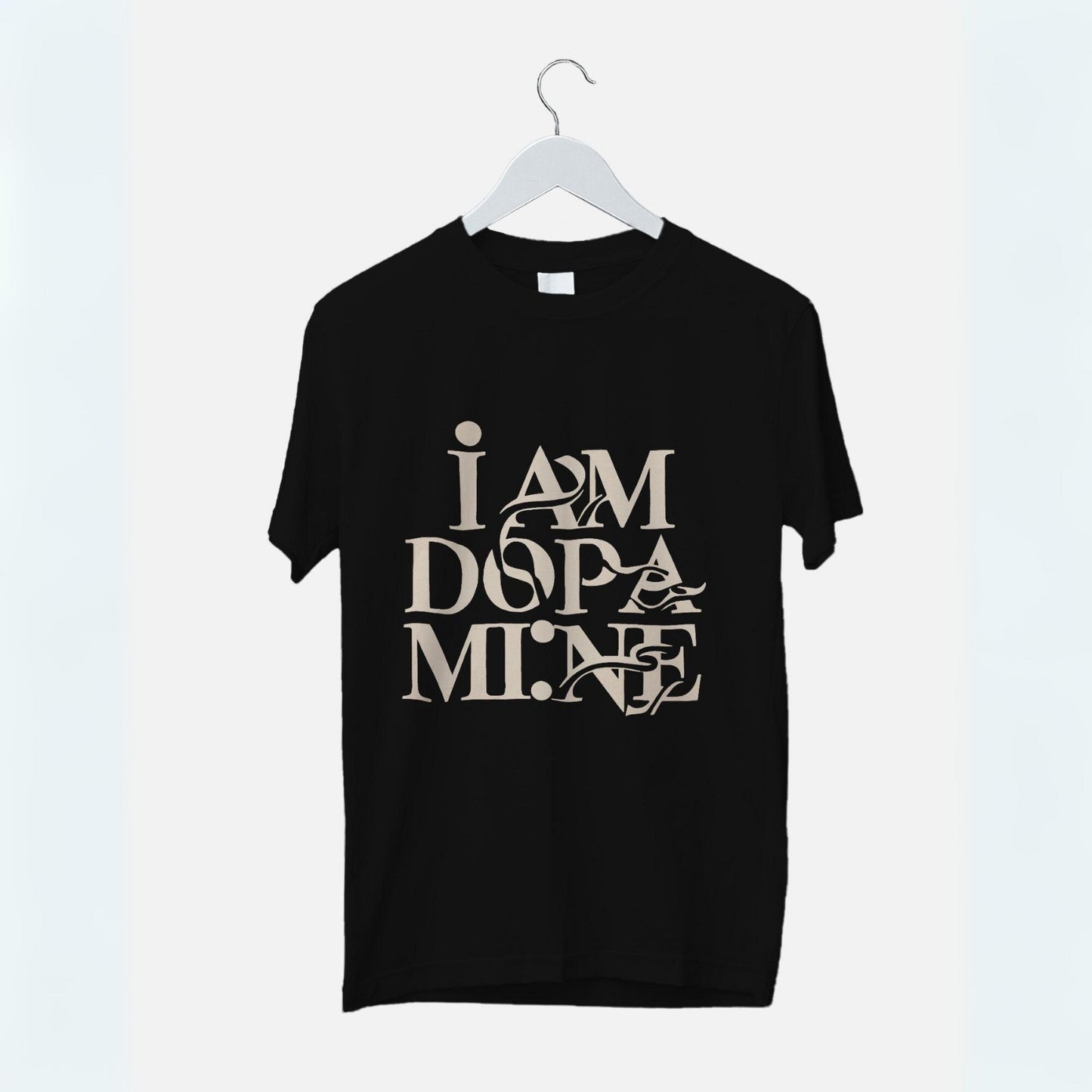 Men's I am Dopamine Graphic Printed Oversized T-shirt