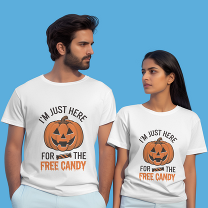 Trick Or Treat Halloween Graphic Printed Unisex T-shirt