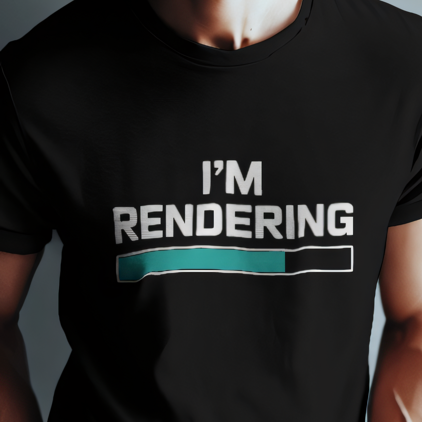 I am Rendering Unisex Graphic Printed T-shirt