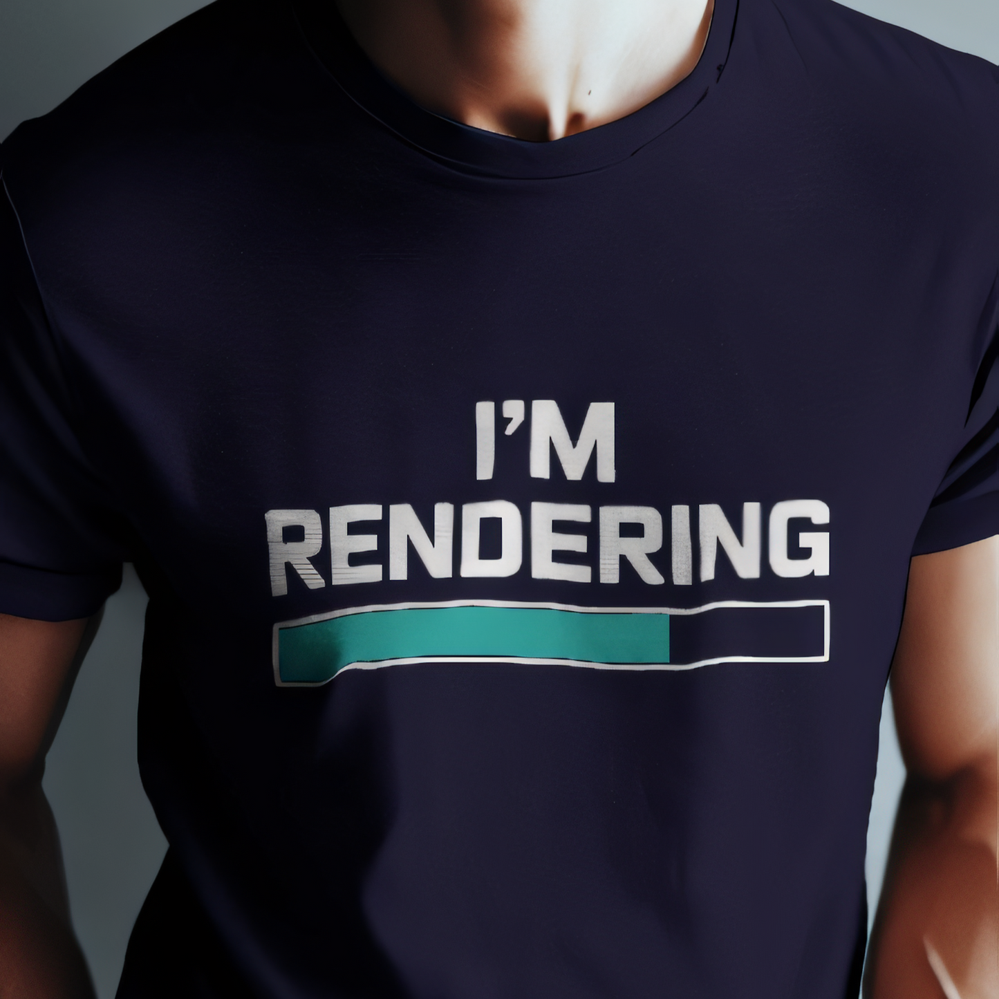 I am Rendering Unisex Graphic Printed T-shirt