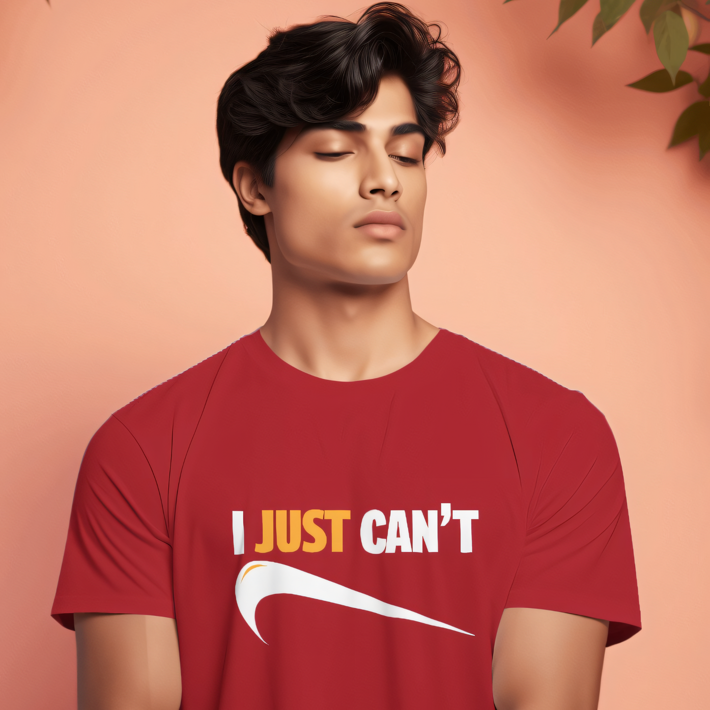 Men's I Just Can't Graphic Printed T-shirt