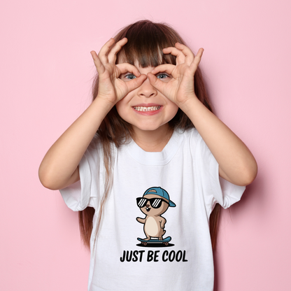 Kids Just Be Cool Graphic Printed T-shirt (Unisex)