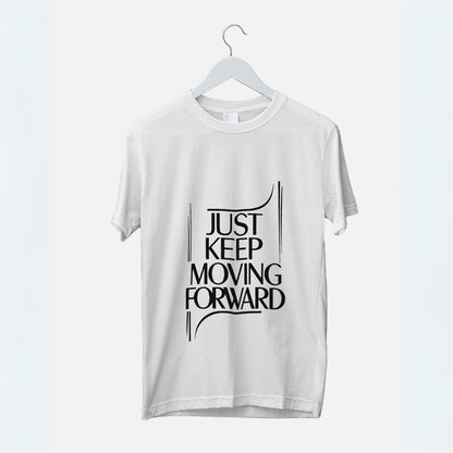 Women's Just Keep Moving Forward Graphic Printed T-shirt