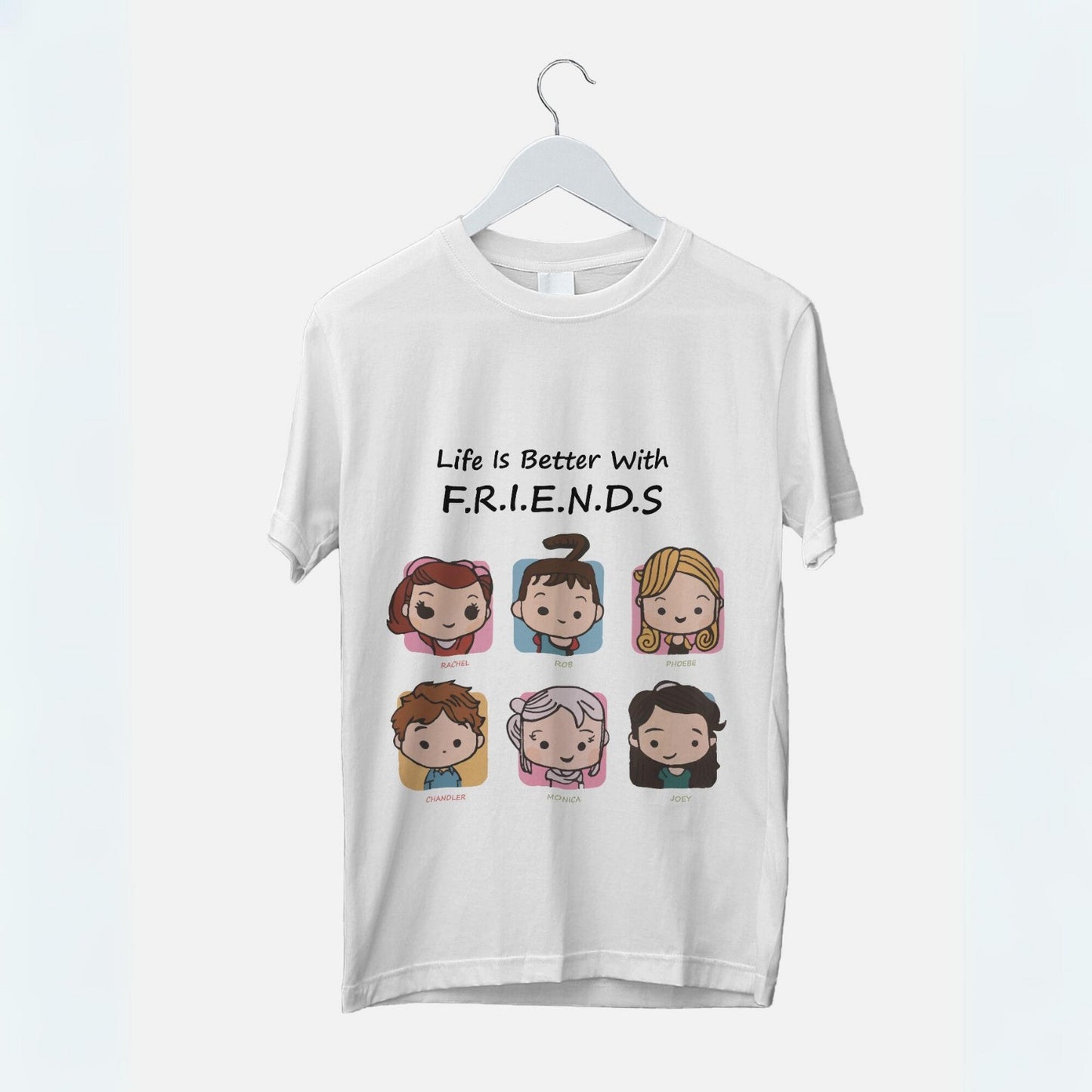 Women's Life is better with FRIENDS Graphic Printed T-shirt