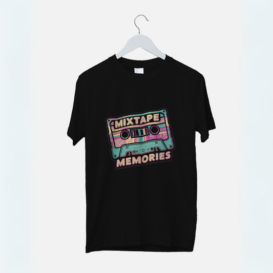 Men's Mixtape Memories Graphic Printed T-shirt