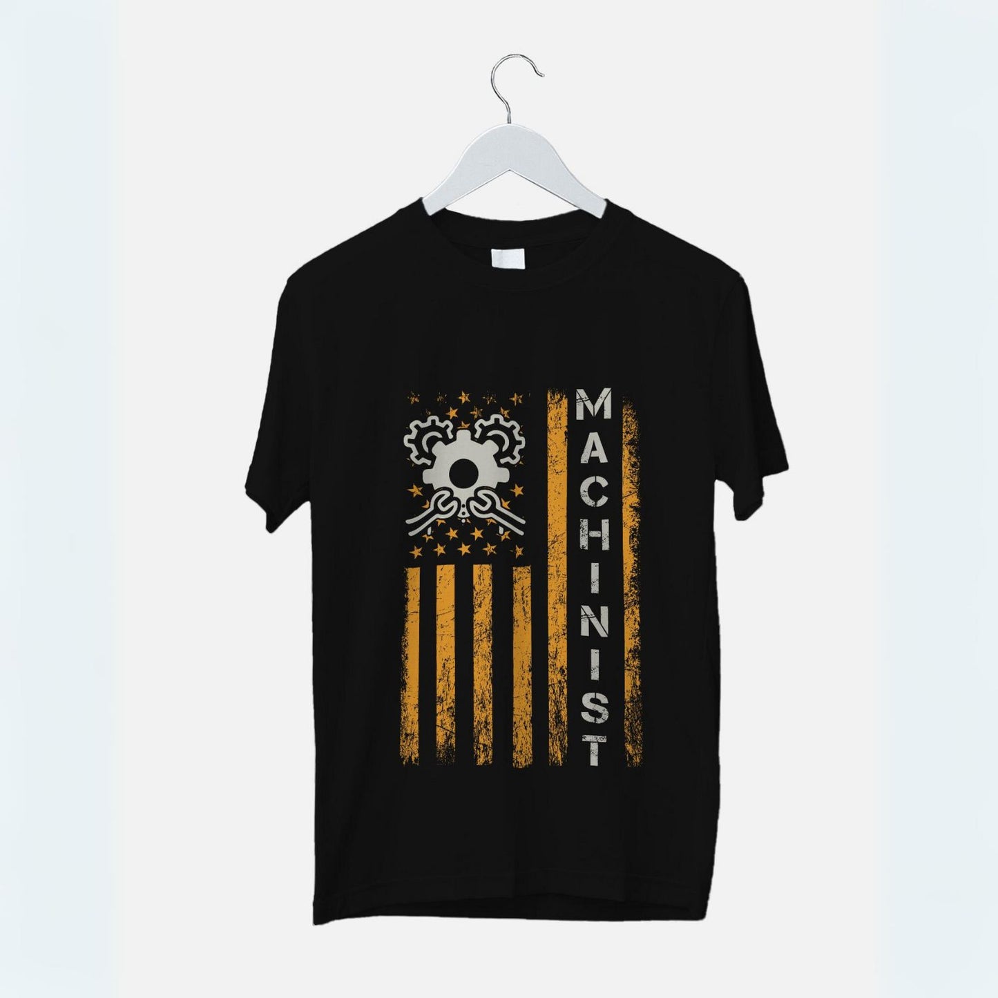 Men's Machinist Graphic Printed Oversized T-shirt