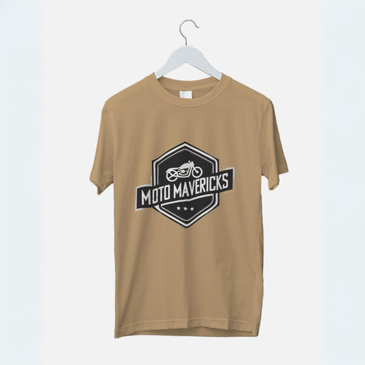 Men's Moto Mavericks Graphic Printed T-shirt