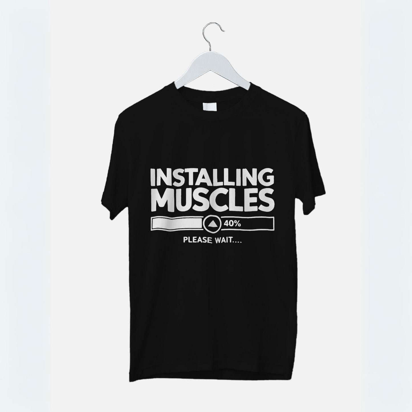 Installing Muscles Graphic Printed Oversized Unisex T-shirt