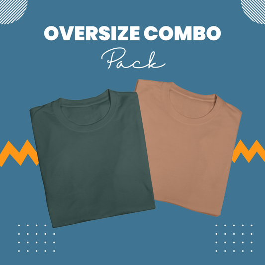 Combo Pack Of 2 Oversized T-Shirts