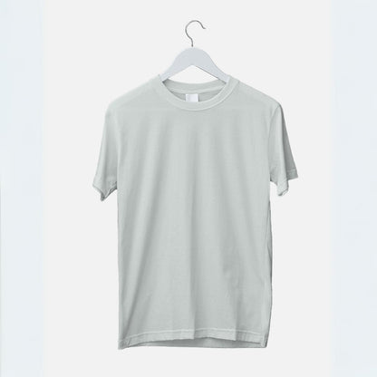 Plain/Solid: Pistachio Oversized Round Neck T-Shirt Women