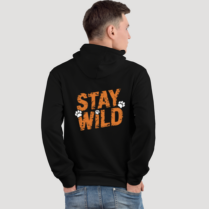 Stay Wild Black Unisex Hoodie