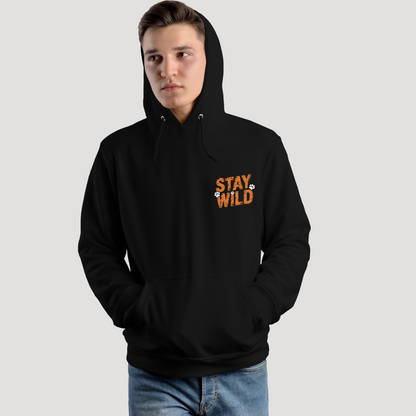 Stay Wild Black Unisex Hoodie