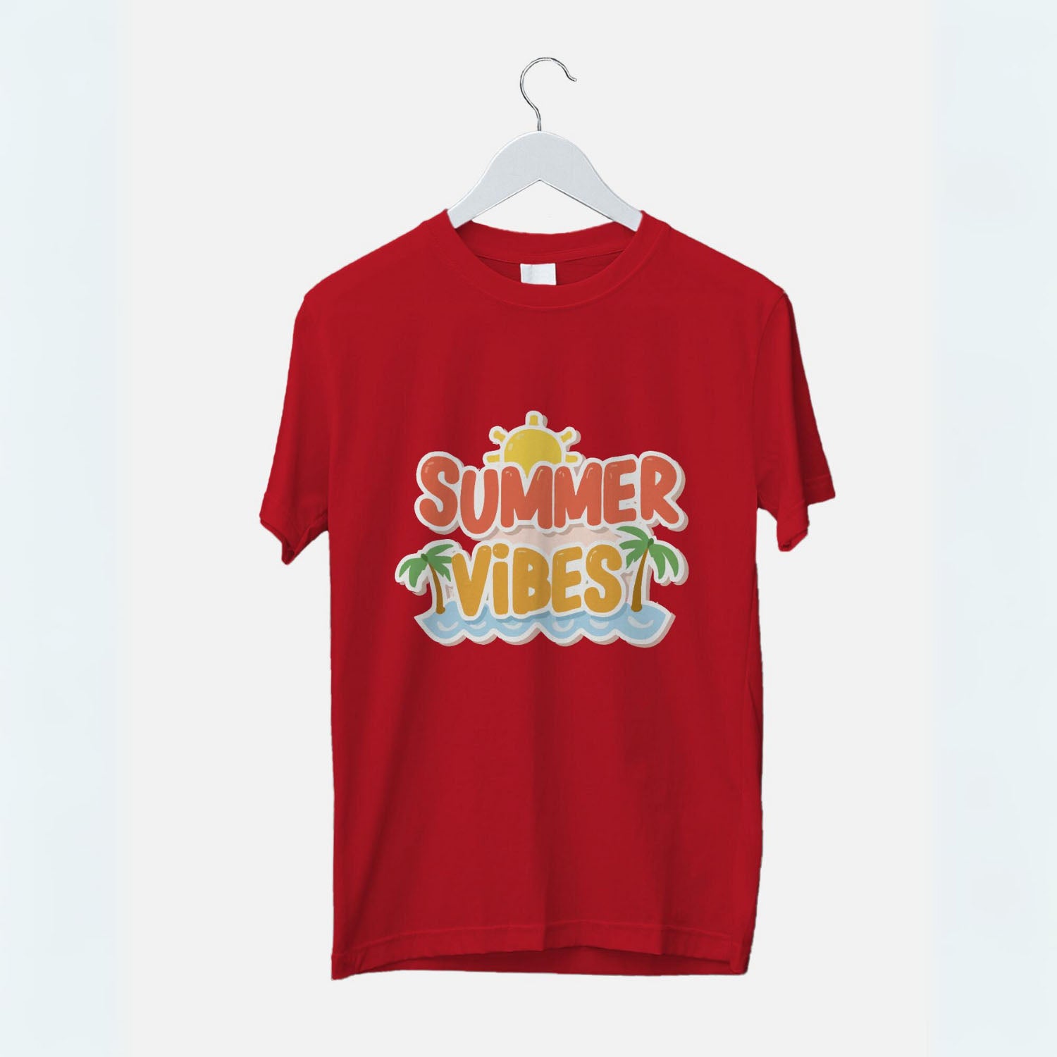 Women's Summer Vibes Graphic Printed T-shirt