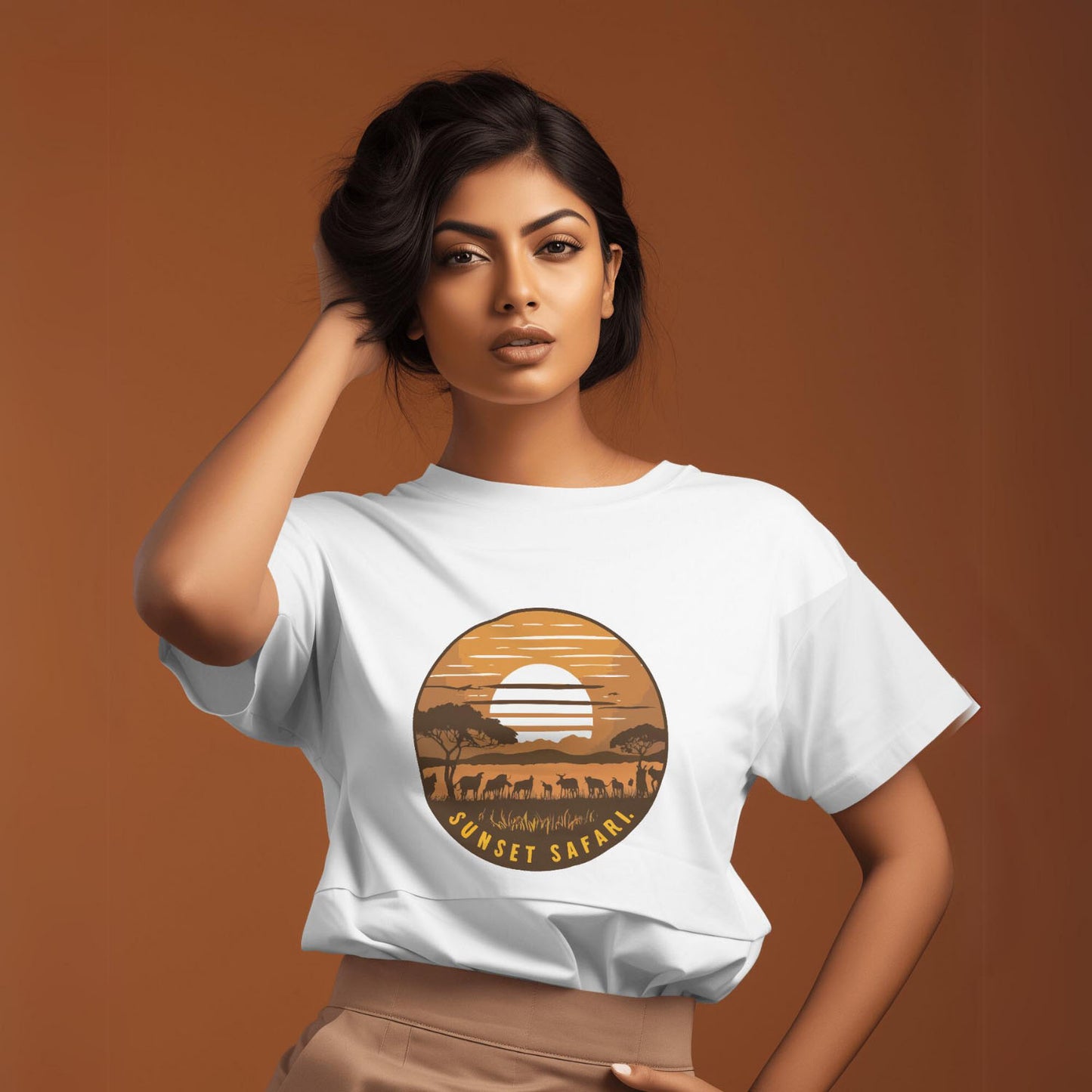 Women Sunset Safari t-shirt