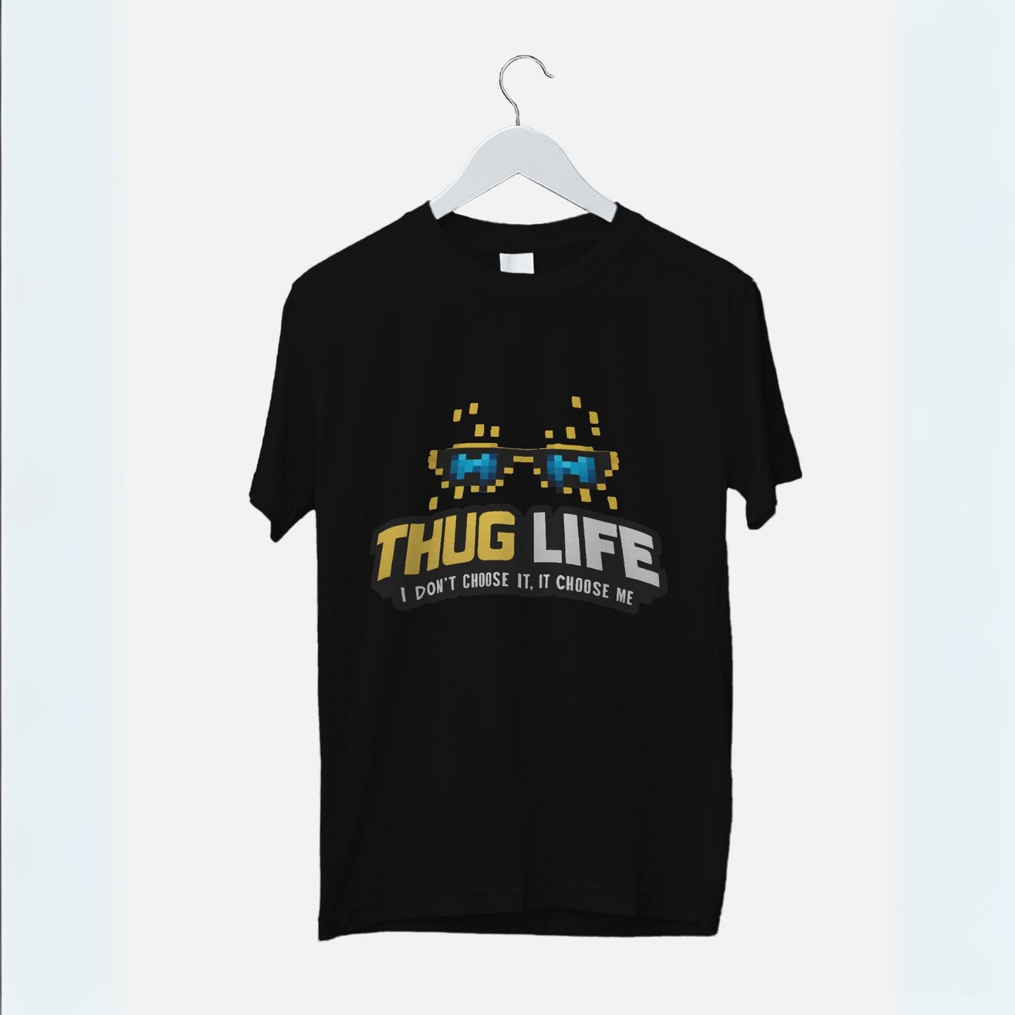 Men's Thug Life Graphic Printed Oversized Unisex T-shirt