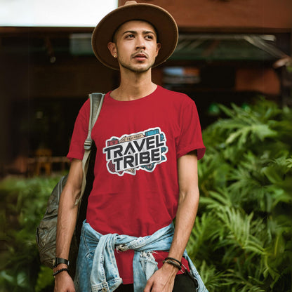 Men's Travel Tribe Graphic Printed T-shirt