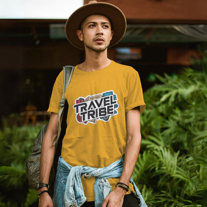 Men's Travel Tribe Graphic Printed T-shirt