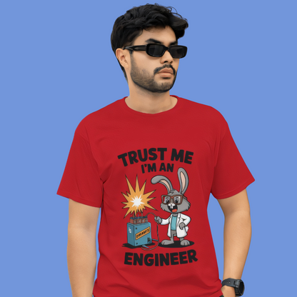 Trust Me I Am an Engineer Unisex Graphic Printed T-shirt